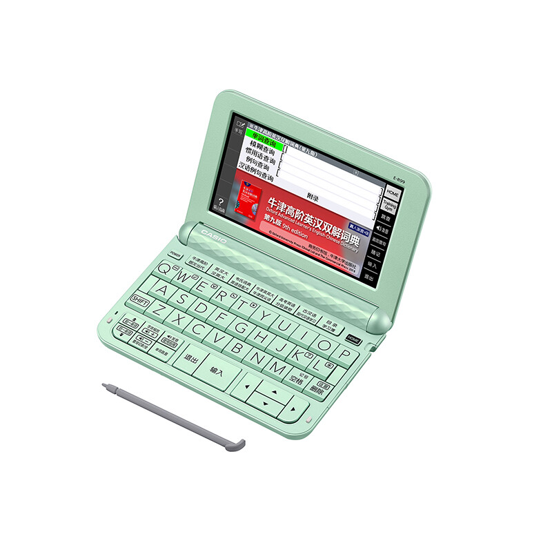 CASIO 卡西欧电子辞典E-R99LG 英汉辞典 中高考 糖果绿的照片