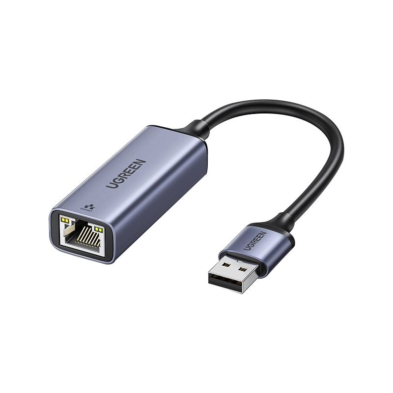 绿联50922网线接口转换头   USB3.0千兆有线网卡转RJ45网线接口扩展坞分线器的照片