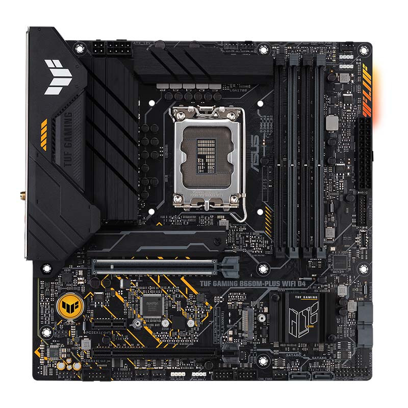 华硕TUF GAMING B660M-PLUS WIFI D4 主板的照片
