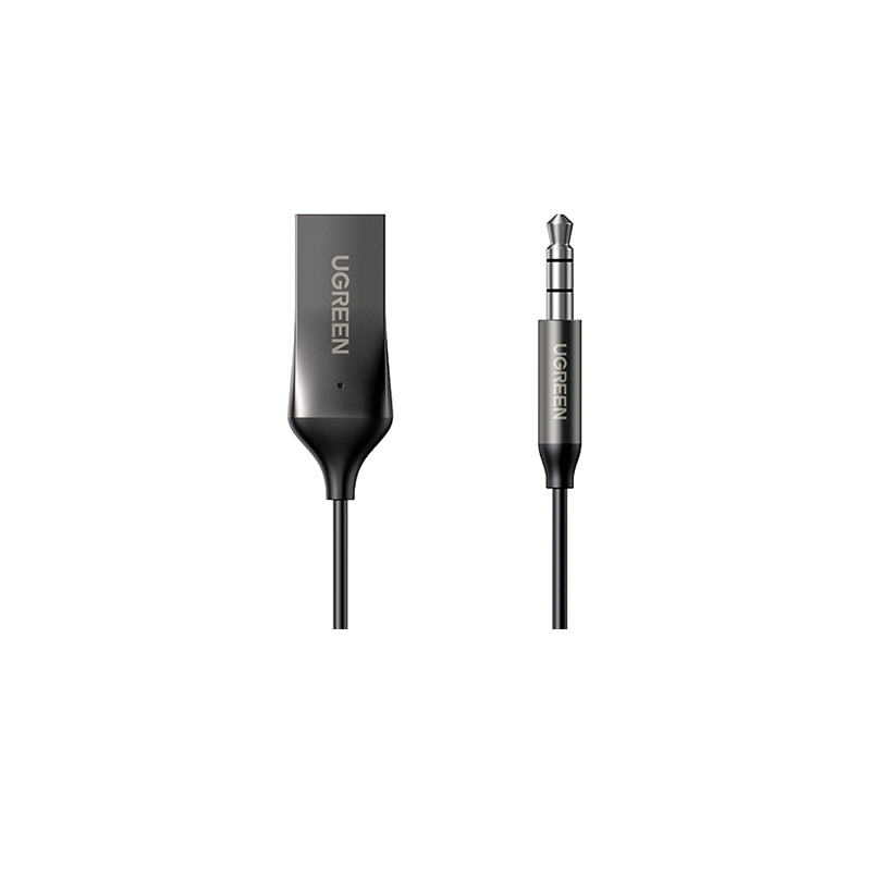 绿联70603 AUX车载蓝牙接收器    5.0版本汽车蓝牙播放器适配器3.5mm音频转USB的照片
