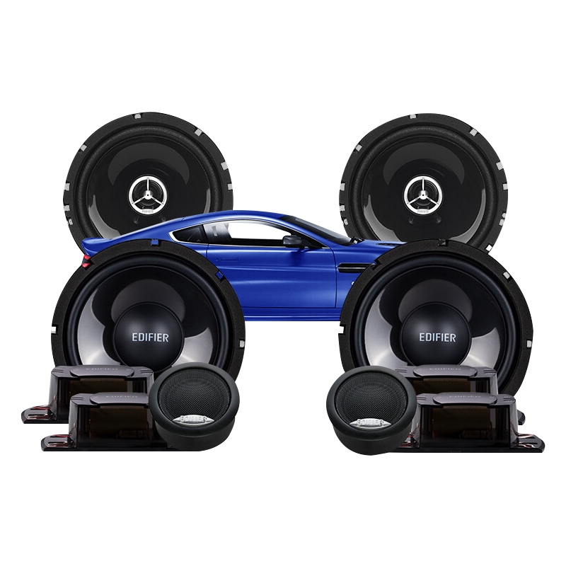 漫步者 SF651C+S651A 汽车音响改装 四门六喇叭套装 6.5英寸通用型的照片