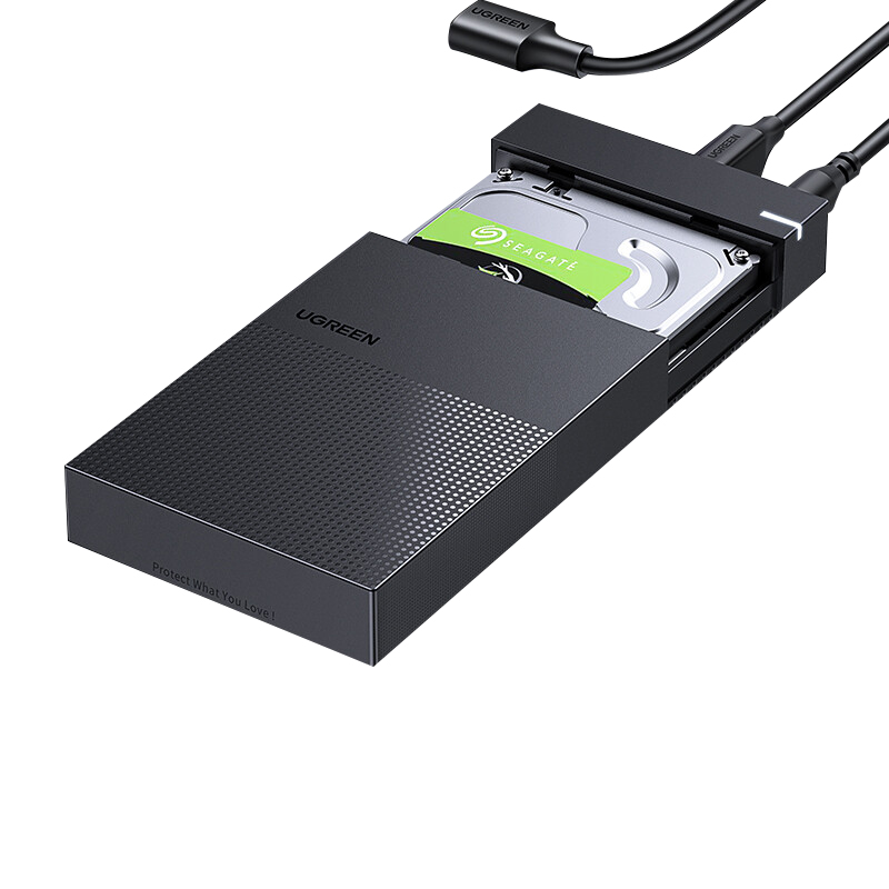 绿联 CM472 USB3.0移动硬盘盒 2.5/3.5英寸通用外置硬盘壳的照片