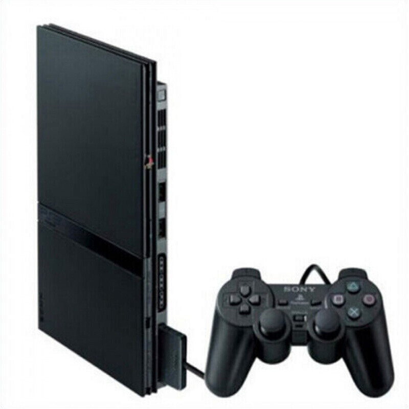 盏炯 二手游戏机 PS2主机家庭电视怀旧游戏机9w全套的照片