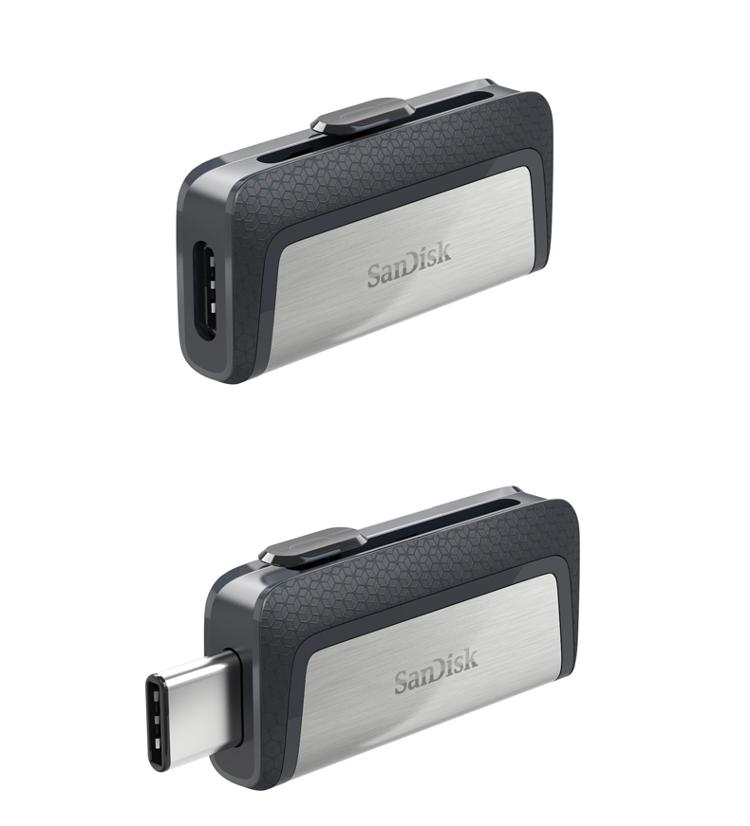 闪迪64GB Type-C USB3.1 手机U盘         DDC2至尊高速版 读速150MB/s 便携伸缩双接口 的照片