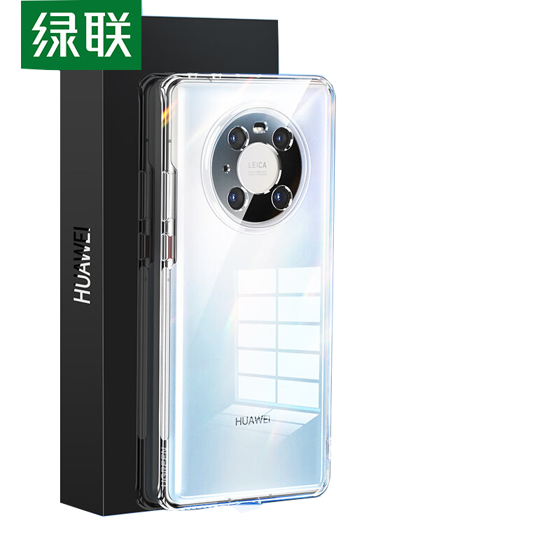 绿联Mate40 Pro手机壳    通用华为Mate40 Pro手机镜头TPU超薄透明气囊抗震 20475的照片