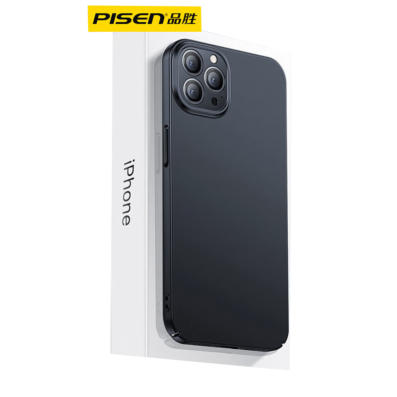 品胜苹果14pro max手机壳   磨砂iPhone14ProMax保护套防指纹抗摔 黑色 iPhone14 PRO的照片