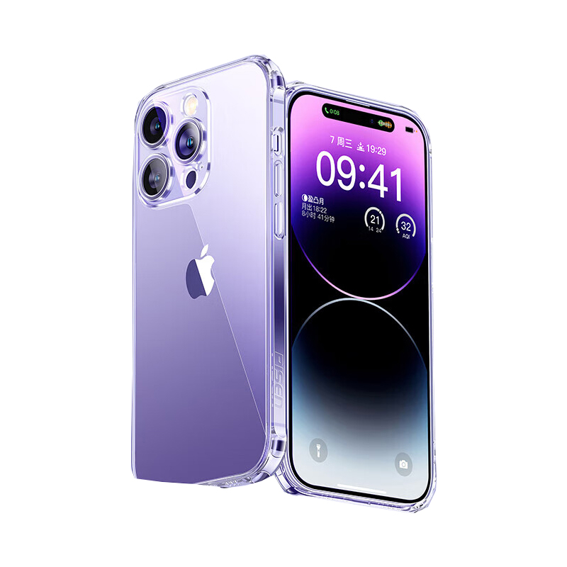 品胜iPhone14ProMax手机壳       保护套透明冰晶气囊超薄防摔镜头全包iPhone14ProMax 6.7英寸的照片