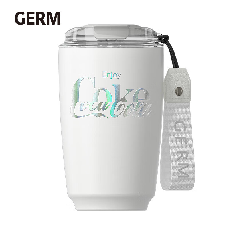 格沵 保温杯      可口可乐系列  摩卡保温杯400ML  轻便手提   的照片