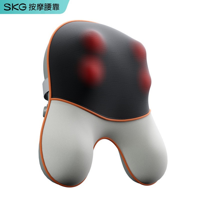 skg 腰部按摩器 T5          腰椎背肩颈多部位揉捏放松按摩仪   热敷护腰靠垫   全身按摩   送男女朋友长辈的照片