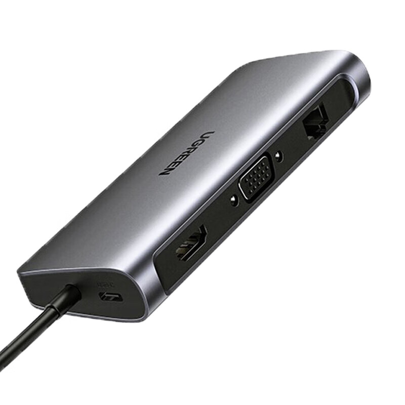 绿联 CM179  Type-C扩展坞 80133   USB-C转HDMI/VGA转换器   雷电3  连接器  的照片
