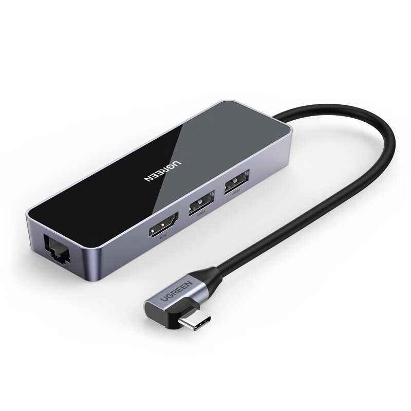绿联80546  CM350 Type-C扩展坞HDMI转接头    拓展坞 3.0分线器转换器 HDMI+3口USB+PD 四合一的照片