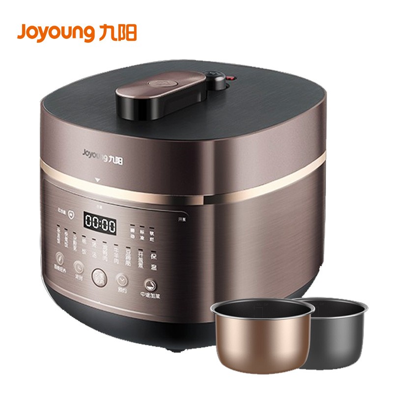 九阳Y-50C29电压力锅      5L家用压力煲全新方煲造型一煲双胆轻养智能食谱拓展 的照片