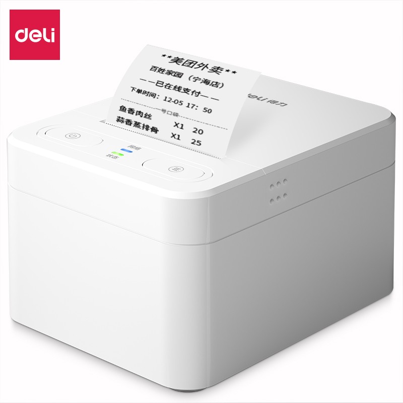 DELI/得力  DL-801P 热敏票据打印机     黑色 1台的照片