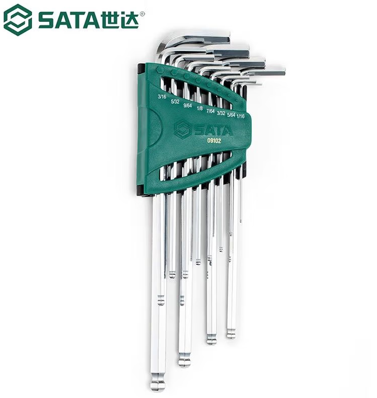 世达（SATA）特长球头内六角扳手组套 09102的照片
