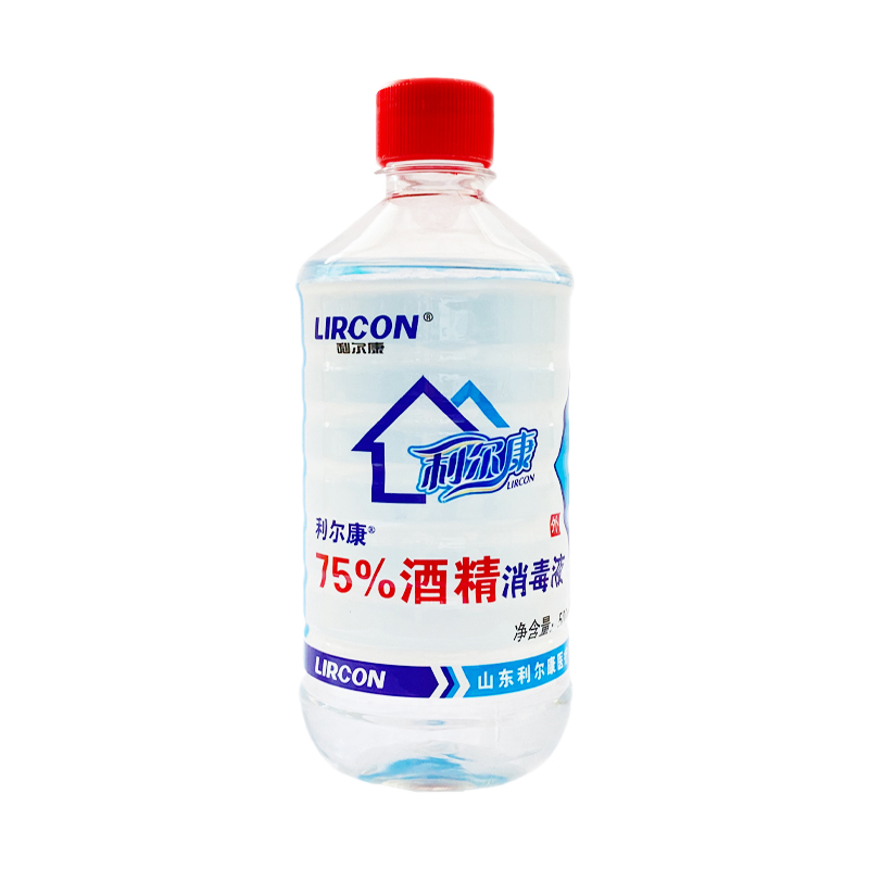 利尔康75%医疗酒精消毒液500ml的照片