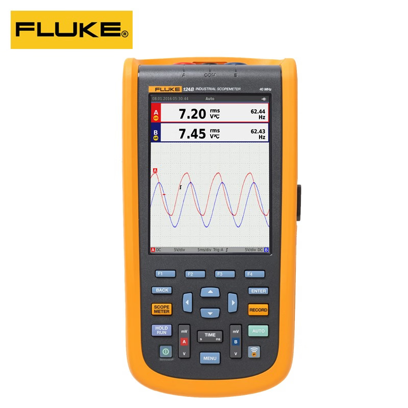 福禄克 (FLUKE) 手持示波器数字工业万用表的照片