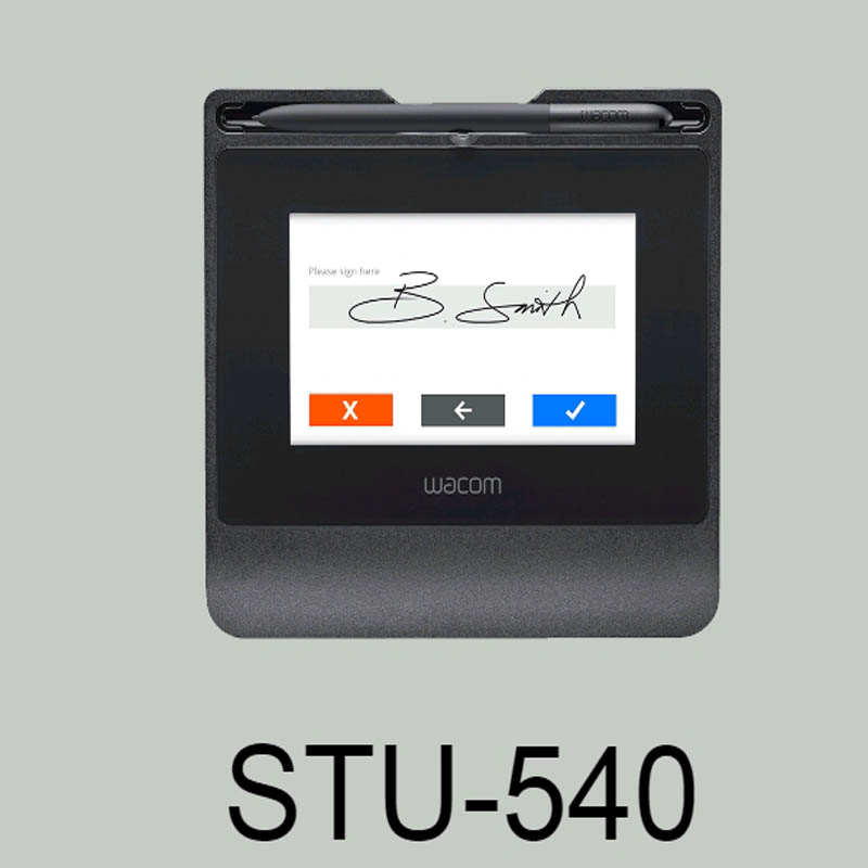 Wacom STU-540 数位板的照片