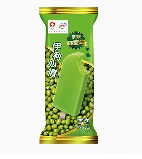 伊利心情绿豆棒冰代采的照片