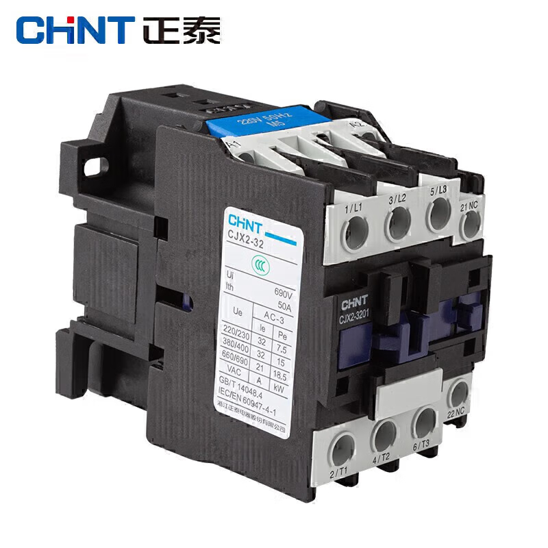 正泰（CHNT）CJX2-3201 32A（线圈电压220V）接触式继电器的照片