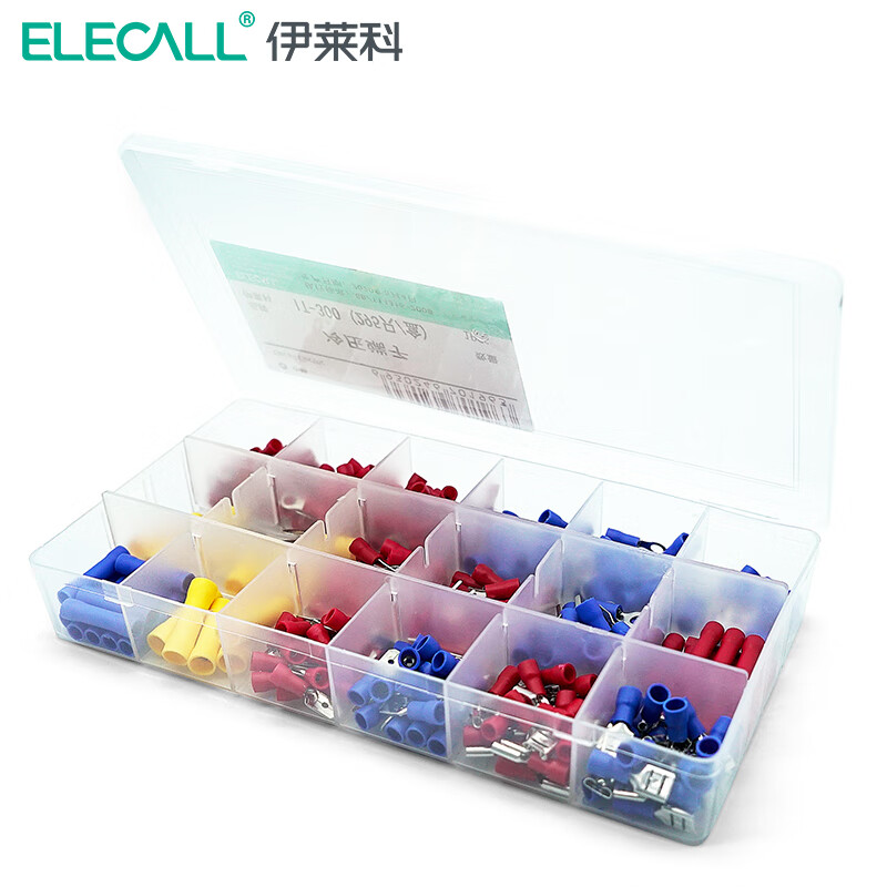 伊莱科（ELECALL）预绝缘压线端子冷压管IT-300预绝缘端子的照片