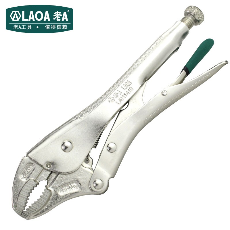 老A(LAOA)铬钼合金钢大力钳10英寸(开口60mm)的照片