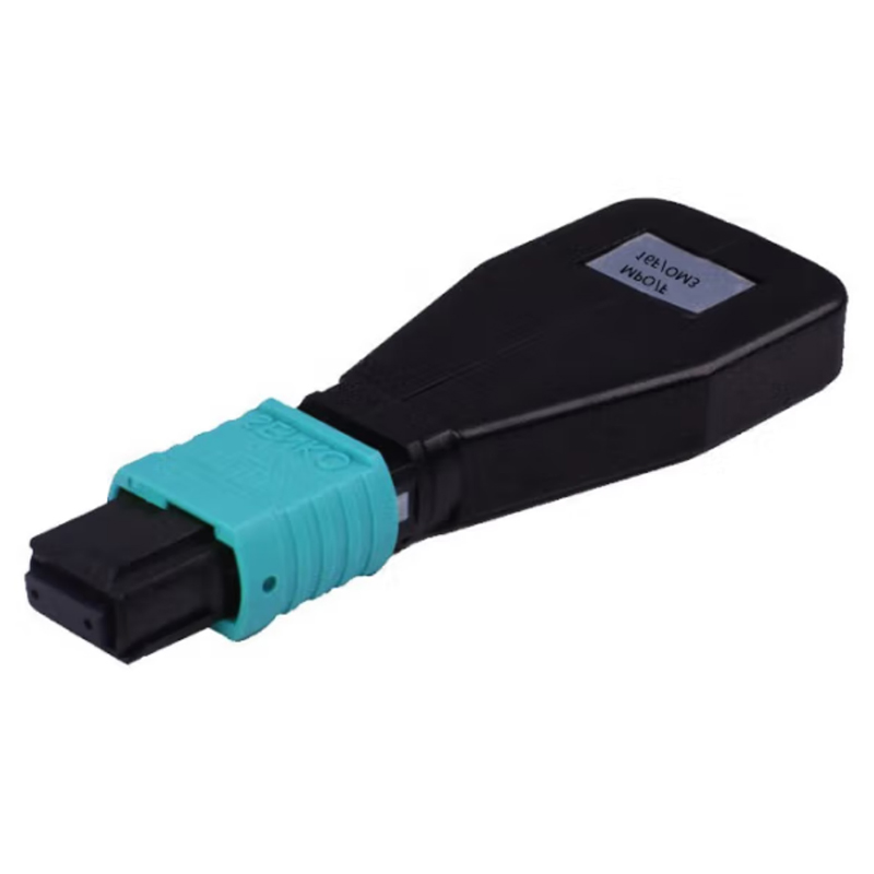 态路通信400G多模光模块自环头16芯 多模MP0光纤回路器的照片