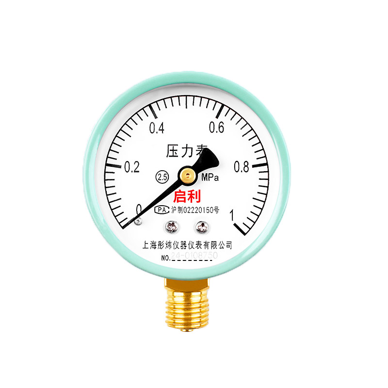 Y60压力表水压油压气压表的照片