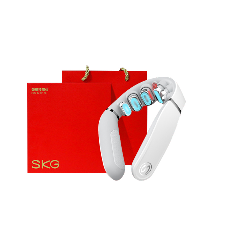 SKG颈椎按摩器G5礼盒款的照片